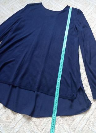 Блуза, блузка, кофта, пуловер, реглан, с шифоновой спинкой, tcm tchibo, размер евро 44/468 фото