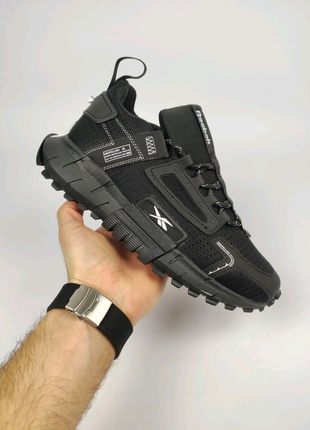 Чоловічі кросівки reebok zig kinetica edge black white