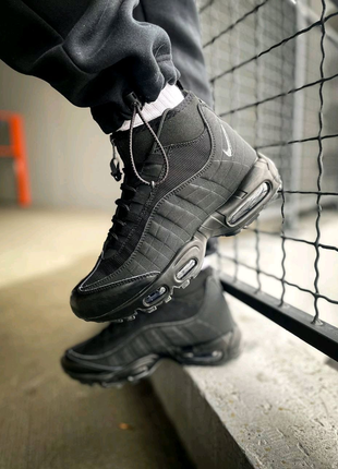 Чоловічі кросівки nike air max sneakerboot 95 "black"3 фото