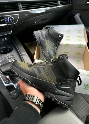 Чоловічі кросівки adidas terrex swift r termo army green6 фото