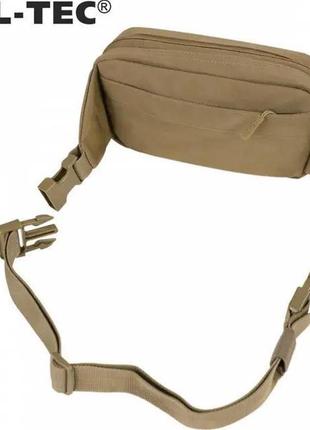 Поясна сумка mil-tec fanny pack molle coyote 135125198 фото