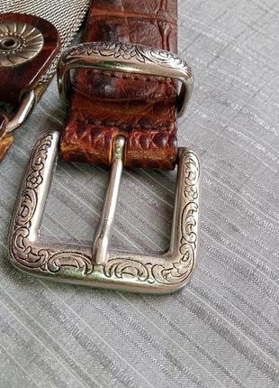 Selection vanzetti викинг натуральная кожаный ремень пояс бренда