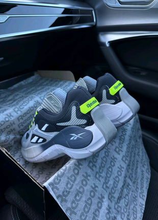 Чоловічі кросівки reebok zig kinetica || grey navy2 фото