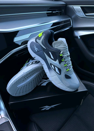 Чоловічі кросівки reebok zig kinetica || grey navy5 фото