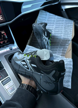 Чоловічі кросівки reebok zig kinetica || grey black8 фото