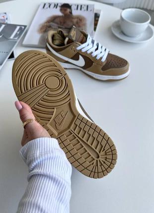 Кроссовки nike dunk low brown10 фото