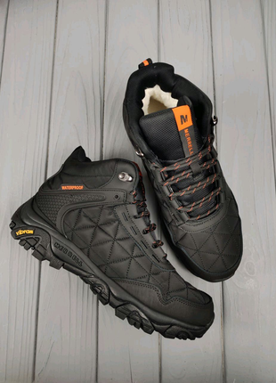 Чоловічі кросівки merrell moab 3 mid black orange