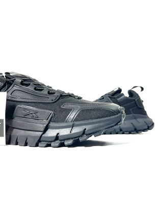 Чоловічі кросівки reebok zig kinetica edge (чорні)2 фото