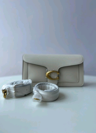 Жіноча сумка coach white premium