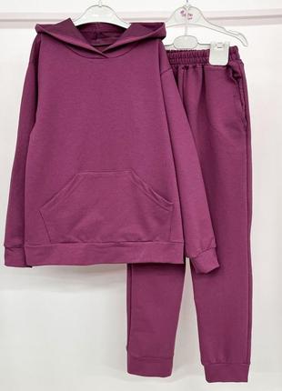 Костюм двунитка весенний спортивный однотонный от 580 грн