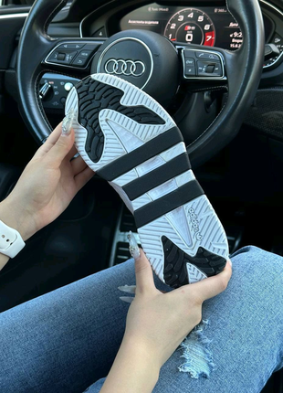 Жіночі кросівки adidas niteball white grey black w8 фото