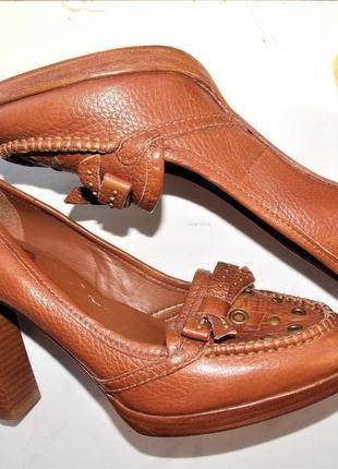 Р.40 "schutz" бразилия,туфли полностью кожаные2 фото