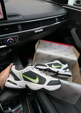 Чоловічі кросівки nike air max monarch  iv white grey green