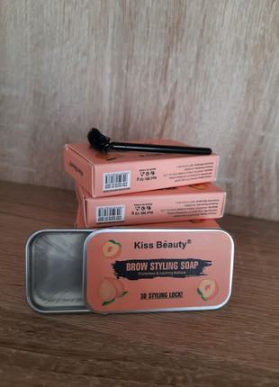 Мило-гель для брів kiss beauty brow styling soap