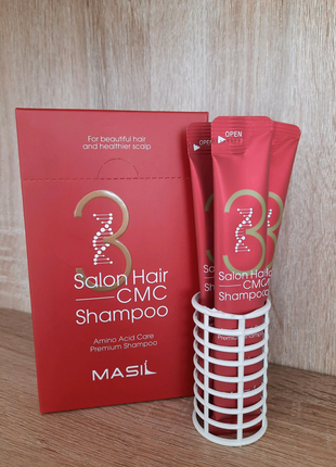 Шампунь відновлюючий з амінокислотами masil 3 hair salon