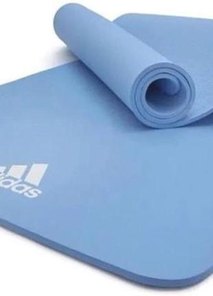 Коврик для йоги adidas yoga mat голубой уни 176 х 61 х 0,8 см adyg-10100gb2 фото
