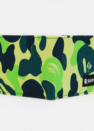 Гаманець bape кошелек бейп зелений3 фото