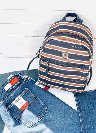 Рюкзак,сумка жіноча tommy hilfiger томмі хілфігер. оригінал8 фото