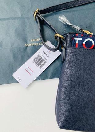 Сумка-кросбоді жіноча tommy hilfiger томмі хілфігер. оригінал6 фото