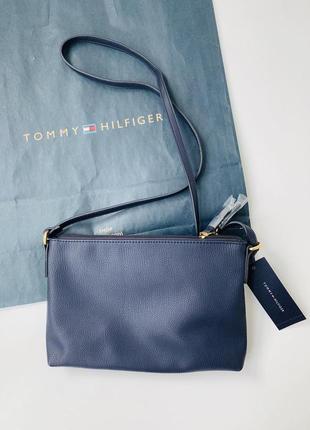 Сумка-кросбоді жіноча tommy hilfiger томмі хілфігер. оригінал7 фото