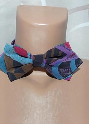 Трендовий аксесуар,різнокольоровий чокер метелик