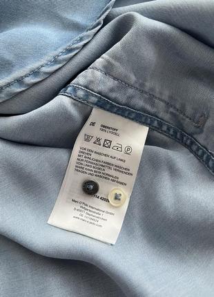 Рубашка сорочка джинсова ліоцелл marc o’polo6 фото
