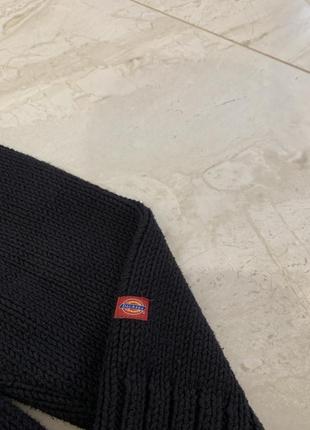Кофта на замок dickies черная мужская свитер джемпер свитшот6 фото