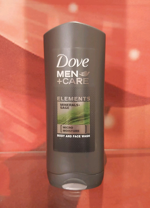 Dove men+care гель для душа тіла та обличчя