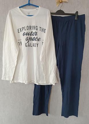 Трикотажная пижама комплект для дома нижняя оригинал3 фото