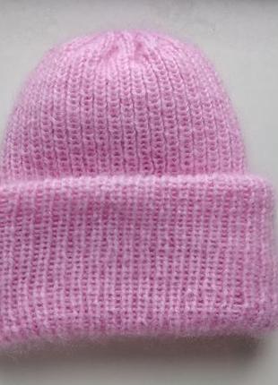 Шапка зимова об'ємна у стилі такори