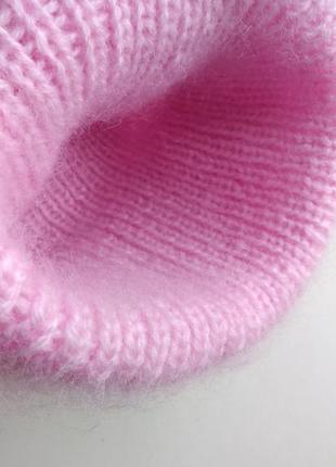 Шапка зимова об'ємна у стилі такори