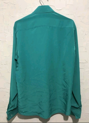 Блуза темно-зеленая3 фото