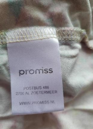 Вискозная футболка в цветочный принт promiss6 фото
