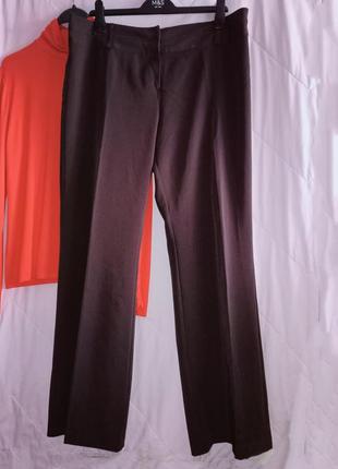 Нарядные эластичные брюки,палаццо, шоколадного цвета, 16разм, dorothy perkins.