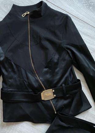 Костюм с юбкой пиджак lasagrada черный новый3 фото