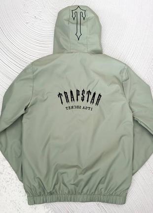 Новинка куртка вітрівка в стилі trapstar вітровка чоловіча три кольори9 фото