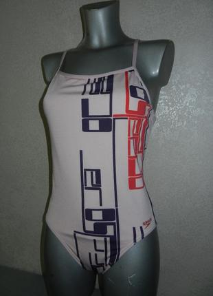 12/40/м speedo endurance+ ,оригінал рожевий хлоростойкий купальник для плавання