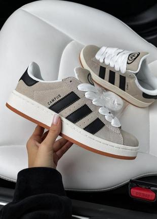 Кроссовки adidas campus 00s beige black