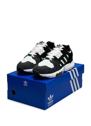 Мужские кроссовки adidas originals zx torsion white green