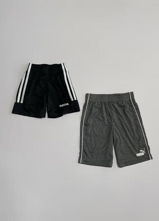 Шорты adidas на возраст 5-6 р. шорты puma, возраст 6-7 р