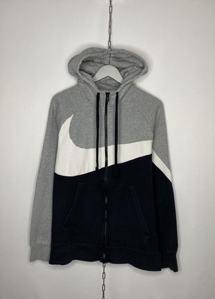 Оригинальная очень крутая кофта, реглан, зип-худи nike swoosh из новых коллекций