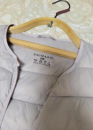 Легкая легкая куртка пуховая тонкая тонкая primark xs5 фото