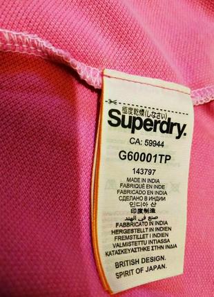 131.зручне бавовняне поло унікального британського бренду superdry,8 фото