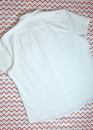 😉1+1=3 базовая белая рубашка с коротким рукавом f&amp;f, размер 54 - 568 фото