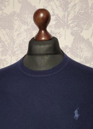 Тонкий шерстяной свитер polo ralph lauren.5 фото