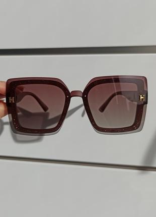 New 2024! новые красивые очки с блеском под стеклом ( линза с поляризацией)1 фото
