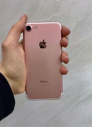 Телефон apple iphone 7 128 гб, рожевий