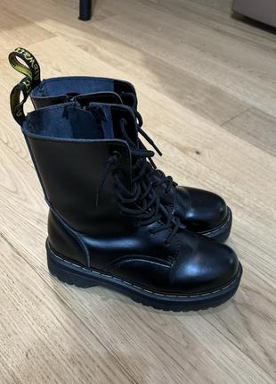 Берці шкіряні чоботи черевики dr martens5 фото