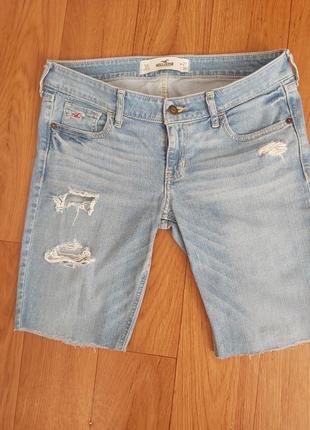 Стильные шорты,джинсовые,hollister3 фото