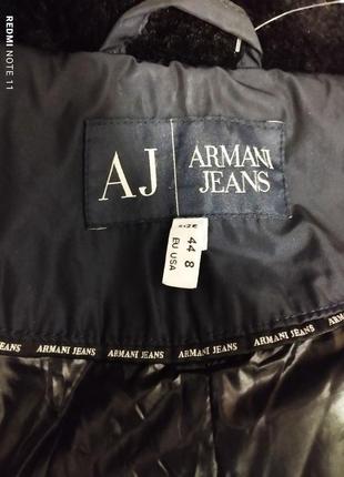 Комфортная качественная демисезонная куртка итальянского бренда класса люкс armani jeans6 фото